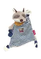 Produktbild: SIGIKID 39195 Schnuffeltuch Waschbär Kuscheltuch Mädchen und Jungen Babyspielzeug empfohlen ab Geburt blau/grau, STK