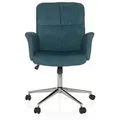 Produktbild: Mid.you Drehstuhl, Petrol, Textil, Drehkreuz, 63 cm, inklusive Armlehnen, Arbeitszimmer, Bürostühle, Drehstühle