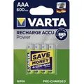 Produktbild: 10x4 Varta Rechargeable Accu NiMh 800 mAh Micro VPE Innenk.