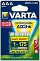Produktbild: 4X VARTA Batterie Akku Ready2Use Micro AAA 1,2 V HR03 800mAh