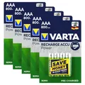 Produktbild: 20 X VARTA AAA 800mAh Batterien Wiederaufladbar Nimh 1.2V HR03 Mikro 56703 Accu