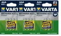 Produktbild: 10 x Varta Recharge Accu Power 56703 800mAh AAA Micro HR03 1,2V Akku im Blister