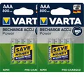 Produktbild: 8 x Varta Recharge Accu Power 56703 800mAh AAA Micro HR03 1,2V Akku im Blister