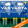 Produktbild: 8 x Varta 800mAh Akkus AAA Micro HR03 NiMH 56703 Accu Power Recharge 1,2V