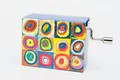Produktbild: Fridolin 58044 Spieluhr Mozart - Zauberflöte/Kandinsky - Farbstudie Quadrate