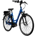 Produktbild: ZÜNDAPP X200 E Bike 28 Zoll Damen 155-180 cm Elektrofahrrad mit Bosch Fahrrad Mittelmotor und 7 Gang Nabenschaltung Rücktritt eBike tiefer Einstieg 400 Wh Akku (51 cm, blau)