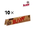 Produktbild: 10 × 32 RAW Classic Paper King Size Slim ungebleicht Blättchen Hefte rolling