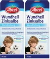 Produktbild: 2x Abtei Wundheil Zinksalbe 75ml Salbe Mit Zink Zur Wundheilung - Antibakteriell