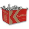 Produktbild: Klimas - Holzschraube Weiss Verzinkt - Senkkopf - Teilgewinde - Torx - Antisplit-spitze 6 X 120 - 100er Packung