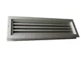 Produktbild: Lüftungsgitter LG-4010 DORAA Lamellengitter Alu 435 x 135 mm Abluft Zuluftgitter