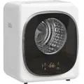 Produktbild: HOMCOM Mini Wäschetrockner mit 5 Programm 800 W 4 kg bis zu 60°C, Freistehend Wandmontierbar Ablufttrockner mit Smart-Sensor, Timer und Touch-Anzeige Trockner für Kleidung Weiß   Aosom