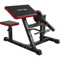 Produktbild: SPORTNOW Bizeps / Trizeps Curl Maschine mit 5-stufigem verstellbarem Sitz Fitnessgerät für Trizeps-Extension, Kunstleder, Schwarz - Schwarz