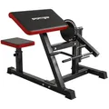 Produktbild: SPORTNOW Bizeps/Trizeps Curl Maschine Curlbank mit 5-stufigem verstellbarem Sitz Trainingsgerät Fitnessgerät Scottbank Armtrainer für Zuhause, Schwarz