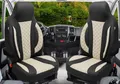 Produktbild: Schonbezüge für Wohnmobil 2er Set in Schwarz/Beige WPL410