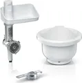 Produktbild: Bosch Zubehör-Set MUZS2BS | Fleischwolf für Küchenmaschine MUMS2 | Kunststoffschüssel 3,8l | Spritzgebäckvorsatz | weiß