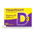 Produktbild: VIGANTOLVIT Vitamin D3 2000 I.E.  Weichkapseln, 60 St., PZN 12423852