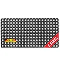 Produktbild: Ringgummimatte Gummimatte Wabenmatte mit Lochmuster H-23mm Drainage Fußmatte Fußabtreter mit Löchern Schmutzfangmatte wetterfest Outdoor 40x80cm