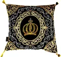 Produktbild: Harald Glööckler Luxus Barock Deko Kissen Pompöös by Casa Padrino Krone Schwarz