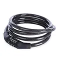 Produktbild: PRECORN Fahrradschloss 1 m lang in schwarz Kabelschloss 4-stellig Zahlenschloss