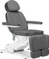 Produktbild: Sillon Classic Elektrischer Kosmetiksessel 3 Motoren mit Pedi Cradle Grau