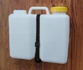 Produktbild: Wasserkanister Weithalskanister schmal mit Gurt 13 L Deckel DIN 96 300f016 NEU