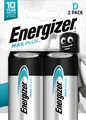 Produktbild: Energizer E301323900 Max Plus Mono (D) 2 Stück Chrom