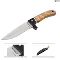 Produktbild: Böker Magnum Elk Hunter Jagdmesser 440A Outdoormesser Gürtelmesser Leder 02GL683