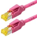 Produktbild: Draka Patchkabel S/FTP Cat 6a HQ TM31 (ISO/IEC) magenta 2,0m