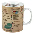 Produktbild: Könitz Wissensbecher Becher Biologie Kaffeebecher Teetasse Tasse Porzellan 460ml