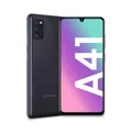 Produktbild: Samsung Galaxy A41, Smartphone, Display 6,1 Zoll (ca. 15,5 cm), Super AMOLED, 3 Rückkameras, 64 GB erweiterbar, 4 GB RAM, 3500 mAh, 4G, Dual SIM, Android 10, 151 g, italienische Version, schwarz
