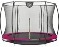Produktbild: Trampolin EXIT Silhouette Ground mit Sicherheitsnetz Ø 244 cm rosa