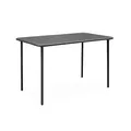 Produktbild: Alice's Garden Gartentisch aus Metall, 4 Plätze, Anthrazit, Amelia, 120 x 70 cm