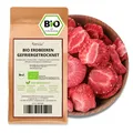 Produktbild: (125,80 EUR/kg) 500g gefriergetrocknete BIO Erdbeeren in Scheiben, ohne Zusätze