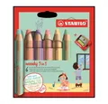 Produktbild: STABILO Buntstift STABILO - woody 3 in 1 - 6 Buntstifte, (6-tlg)