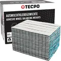 Produktbild: TECPO Auswuchtgewichte 100 Stück Motorräder Alu-Felgen Klebegewichte Wuchtgewichte Kleberiegel 6KG