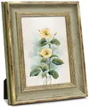 Produktbild: Afuly 10x15 Bilderrahmen Vintage Grün in Gold Retro Antike Shabby Fotorahmen Tabelle Oder Wand Wohndeko Freund Family Eltern Frauen Oma Mama Weihnachten Geburtstag Geschenk