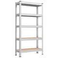 Produktbild: Songmics Schwerlastregal 5 Fachböden je 130 kg 75 x 30 x 150 cm silber, 75x150x30 cm