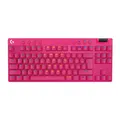 Produktbild: Logitech G PRO X TKL Lightspeed kabellose Gaming-Tastatur - FRA - Tactile, Rosa