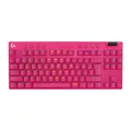 Produktbild: Logitech G PRO X TKL Lightspeed Gaming-Tastatur - Kabellos, Rosa, Taktile Schalt