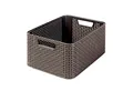 Produktbild: Curver Aufbewahrungskorb, Rattan Style Mehrzweckbehälter Korb 18L