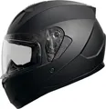 Produktbild: Integralhelm RALLOX 67 Motorradhelm Helm Größe L Rollerhelm Sturzhelm matt schwarz Visier klar