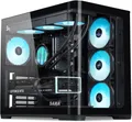 Produktbild: SAMA V60 Mid Tower PC-Gehäuse, Geschwungene Glasfront, 7×120mm ARGB PWM Lüfter