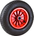 Produktbild: Grafner Schubkarrenrad luftbereift, 4.80/4.00-8 Ø 380mm, Kunststoff-Felge, 120 kg Traglast, Schubkarren Ersatzrad Luft Rad Reifen