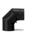 Produktbild: FireFix Ofenrohrbogen 90° Ø 150 mm schwarz Rohr Bogen Ofen Kaminrohr Rauchrohr