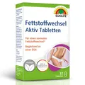 Produktbild: SUNLIFE Fettstoffwechsel Aktiv Tabletten - 1x32 Stück - hochwertige Stoffwechsel Tabletten mit Cholin & Kupfer - Nahrungsergänzungsmittel mit Baobab & Feigenkaktus - vegan/gluten- & laktosefrei