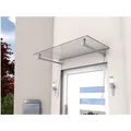 Produktbild: Gutta Glasvordach HD 140 Edelstahl Klar 140 cm x 80 cm