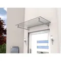 Produktbild: Gutta Glasvordach HD 140 Edelstahl Klar 140 cm x 80 cm