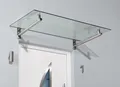 Produktbild: GUTTA Edelstahlvordach Vordach Echtglas Haustürdach HD 140 x 80 cm