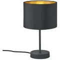 Produktbild: Trio Leuchten Tischleuchte, Schwarz, Gold, Metall, Textil, 33 cm, Lampen & Leuchten, Innenbeleuchtung, Tischlampen, Tischlampen