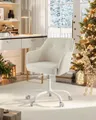 Produktbild: SONGMICS Schreibtischstuhl, höhenverstellbar, drehbar, Cord, für Arbeitszimmer, Schlafzimmer, beige